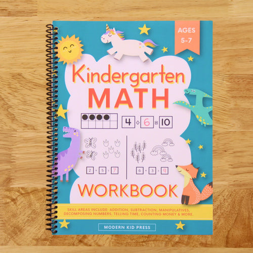 Kindergarten Math Workbook: Kindergarten and 1st Grade Workbook Age 5-7 | Homeschool Kindergarteners | Addition and Subtraction Activities + Worksheets