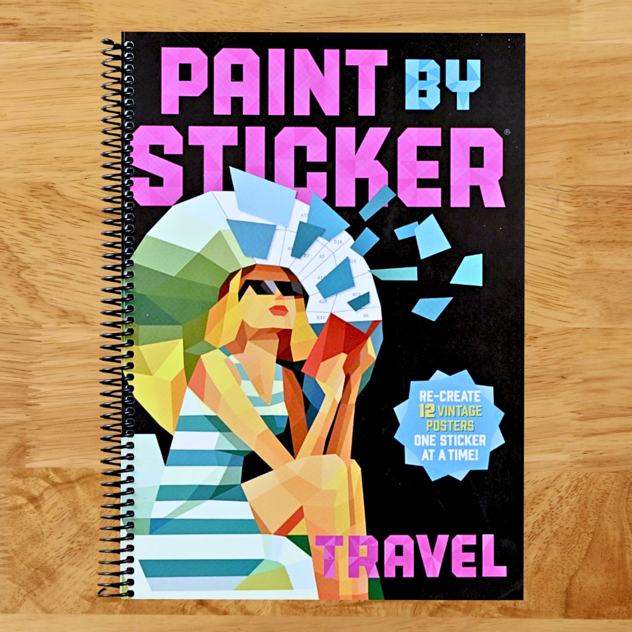 Paint by Sticker (Official): Travel: Re-create 12 Vintage Posters One Sticker at a Time! (Spiral bound)