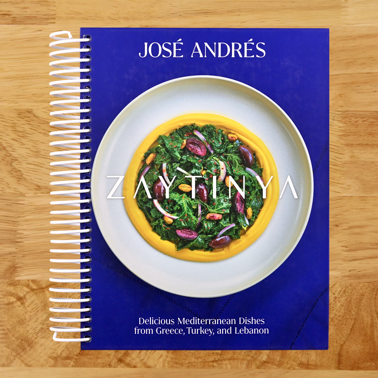 Zaytinya: Delicious Mediterranean Dishes from Greece, Turkey, and Lebanon (Spiral bound) Happy Coil spiral bound book