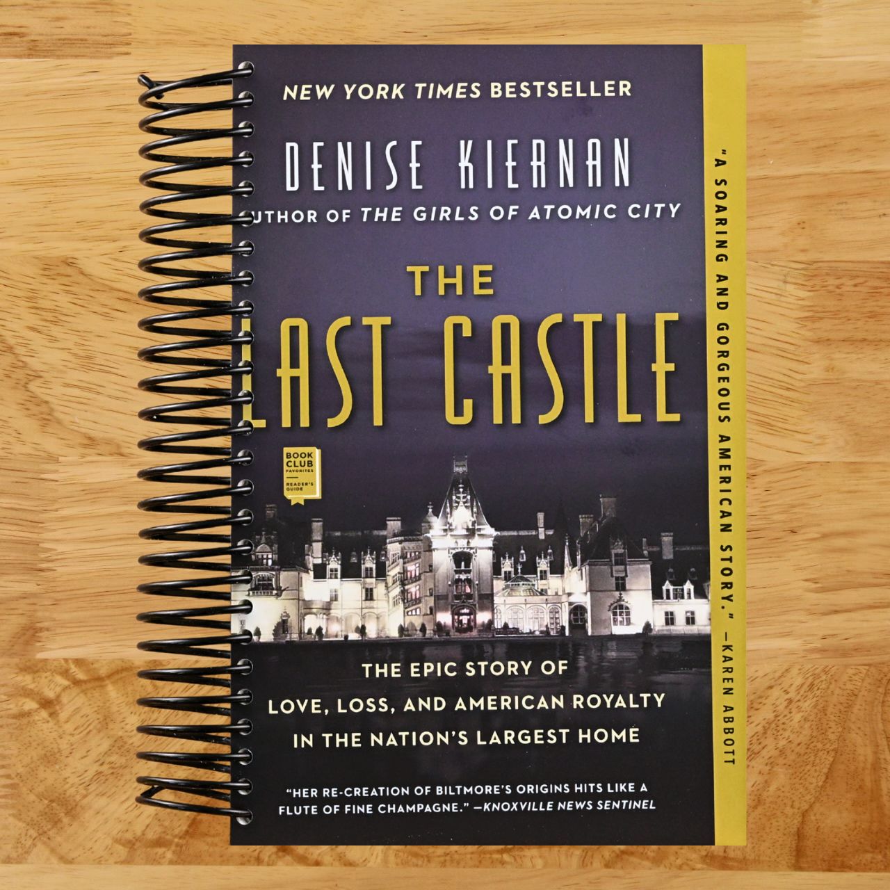 The Last Castle: The Epic Story of Love, Loss, and American Royalty in the Nation's Largest Home (Spiral bound) Happy Coil spiral bound book