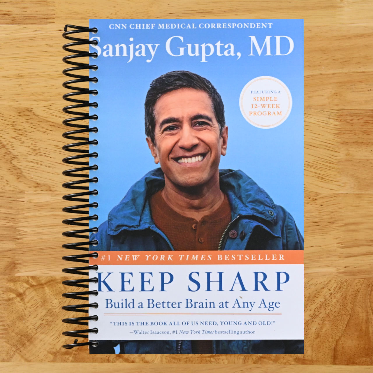 Keep Sharp: Build a Better Brain at Any Age (Spiral bound) Happy Coil spiral bound book