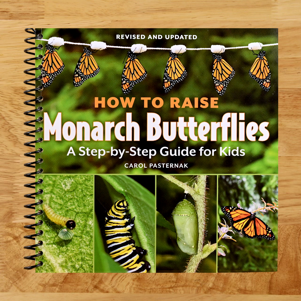 How to Raise Monarch Butterflies: A Step-by-Step Guide for Kids (How It Works) (Spiral bound)