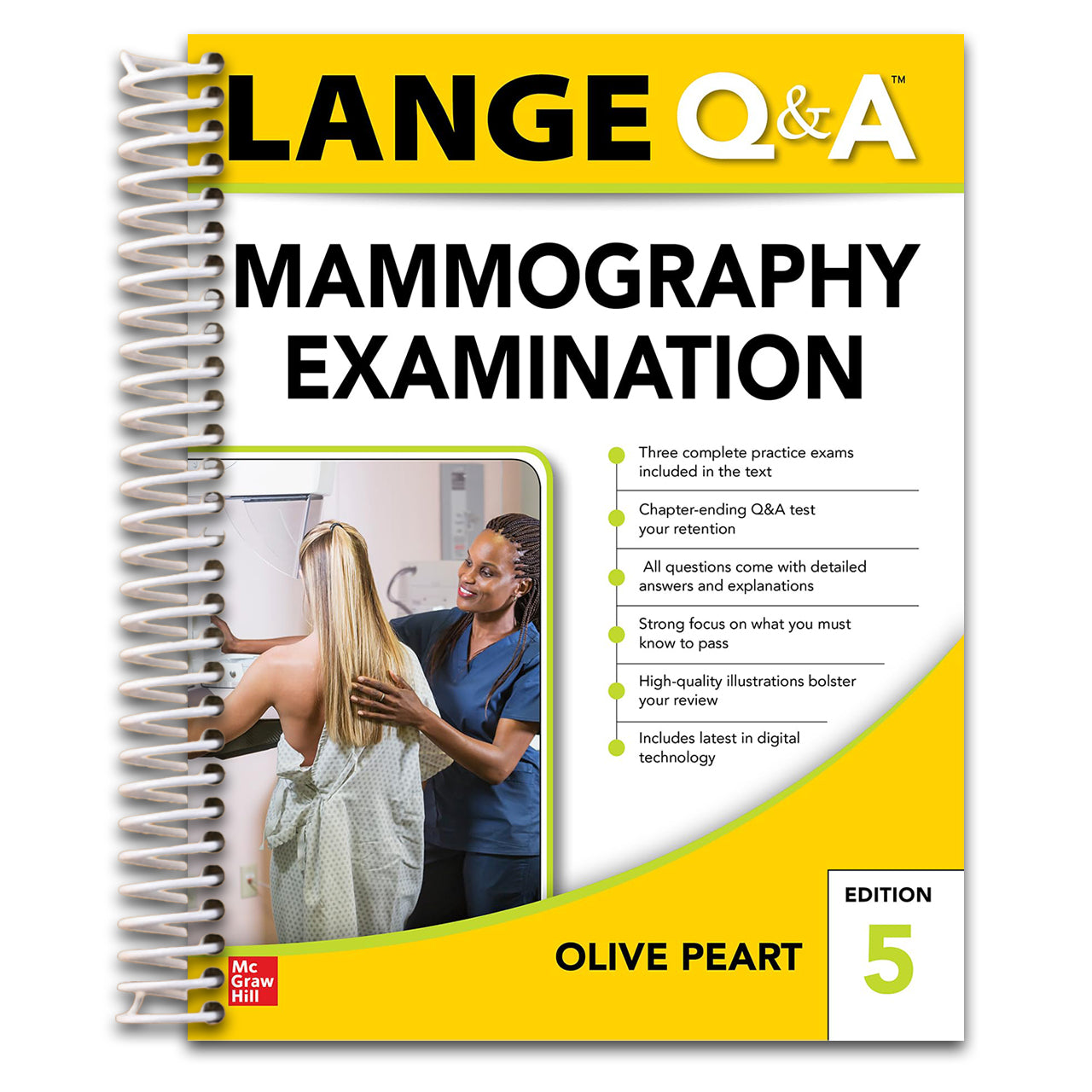 LANGE Q&A: Mammography Examination, Fifth Edition (Spiral bound) Happy Coil spiral bound book