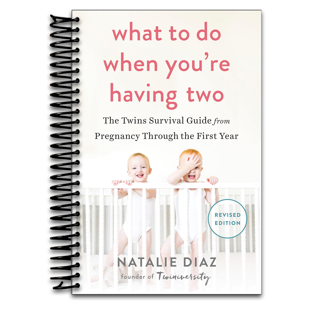 What to Do When You're Having Two: The Twins Survival Guide from Pregnancy Through the First Year (Spiral bound) Happy Coil spiral bound book