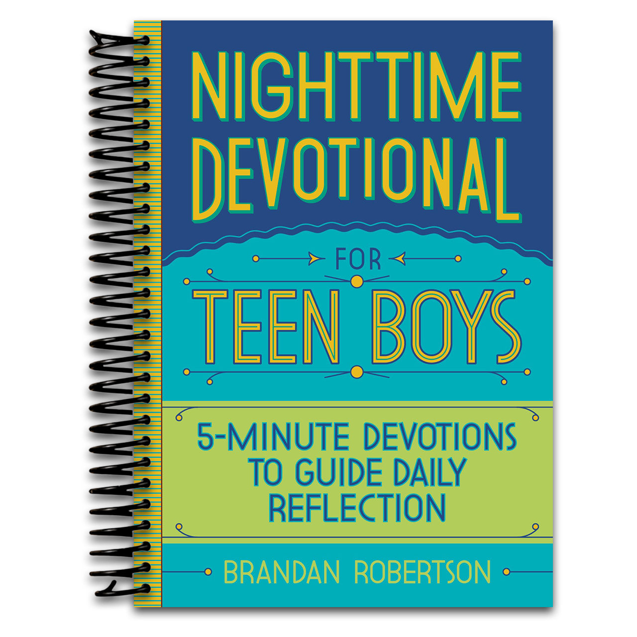 Nighttime Devotional for Teen Boys: 5-Minute Devotions to Guide Daily Reflection (Spiral bound)