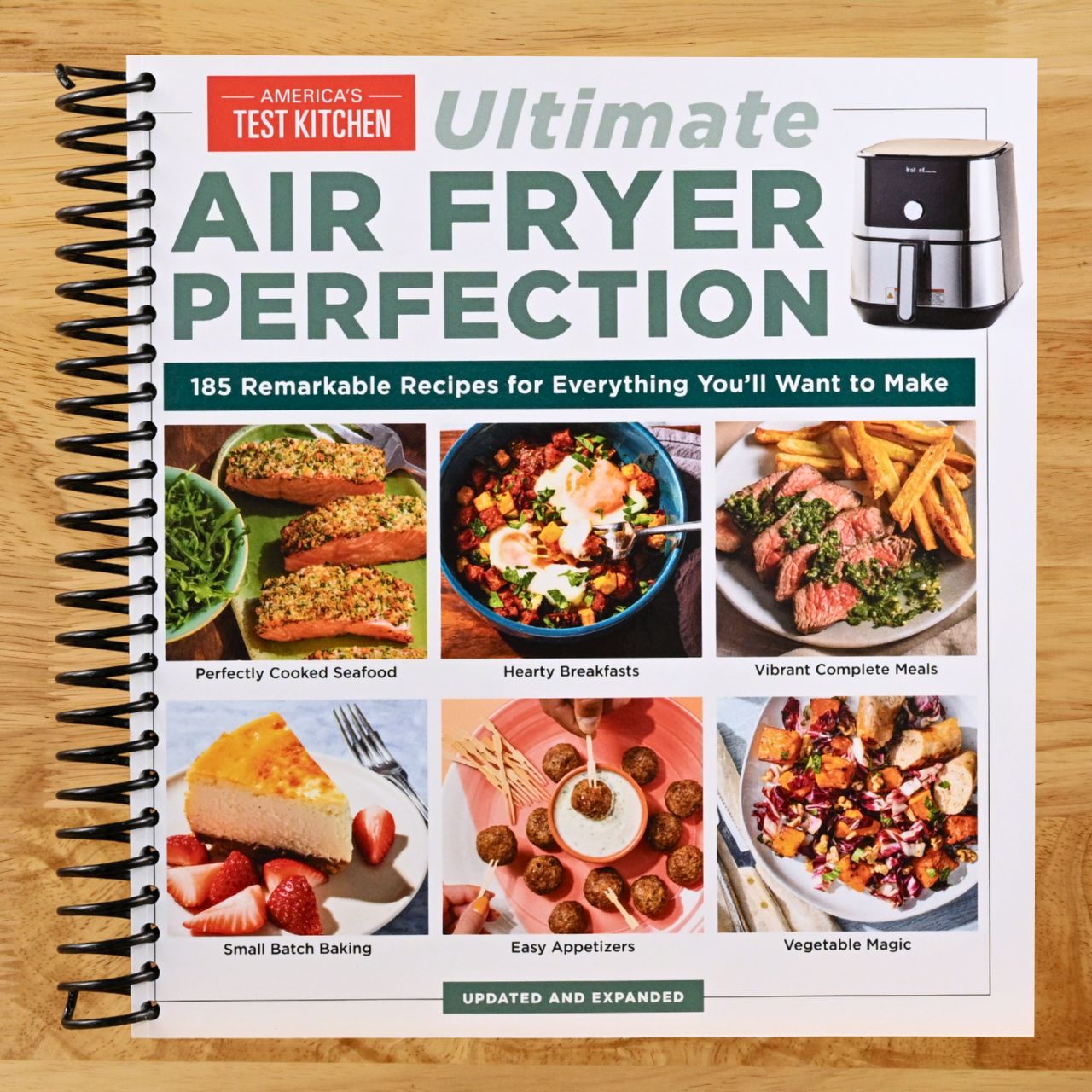 Ultimate Air Fryer Perfection: 185 Remarkable Recipes That Make the Most of Your Air Fryer (Spiral bound) Happy Coil spiral bound book