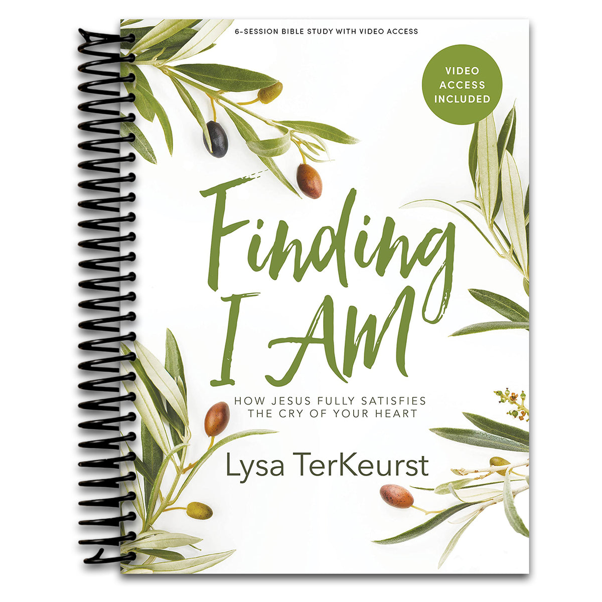 Finding I AM - Bible Study for Women with Video Access: How Jesus Fully Satisfies the Cry of Your Heart (Spiral bound) Happy Coil spiral bound book