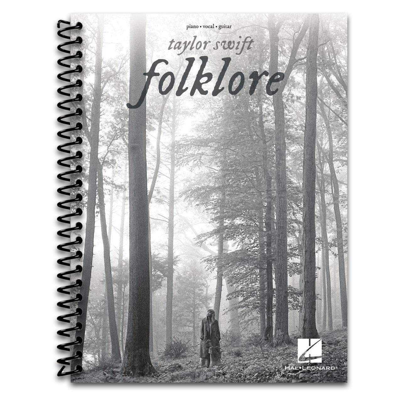 Taylor Swift Folklore Songbook | Piano/Vocal/Guitar Sheet Music Book | 17 Songs from the Grammy Winning Album | P/V/G Arrangements with Lyrics and Chords | Music Book for Fans Students Teachers (Spiral bound) Happy Coil spiral bound book