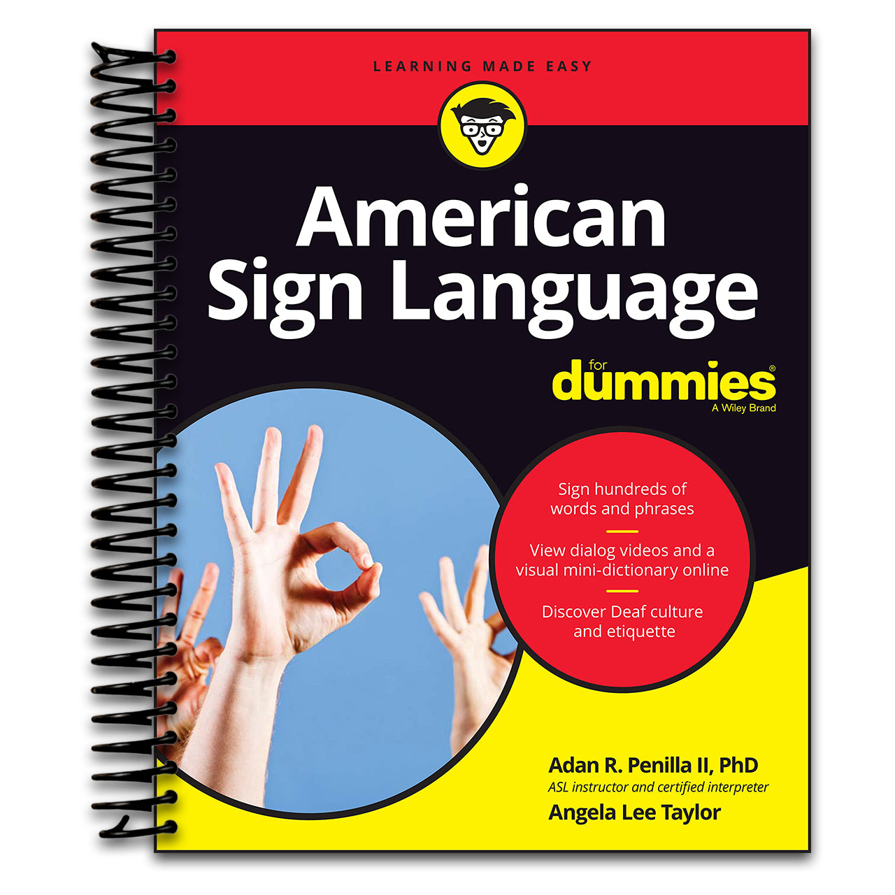 American Sign Language For Dummies with Online Videos (For Dummies (Lifestyle)) (Spiral bound) Happy Coil spiral bound book