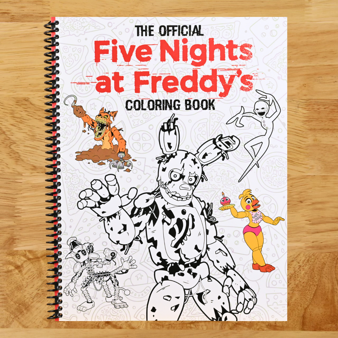 Five Nights at Freddy's Official Coloring Book: An AFK Book (Spiral bound) Happy Coil spiral bound book