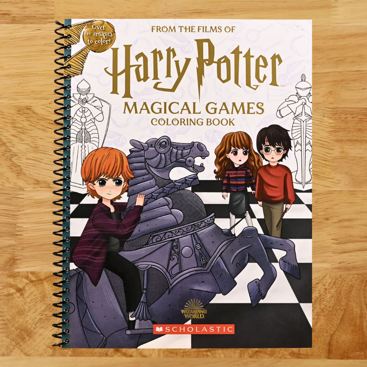 Magical Games Coloring Book (Harry Potter) (Spiral bound) Happy Coil spiral bound book