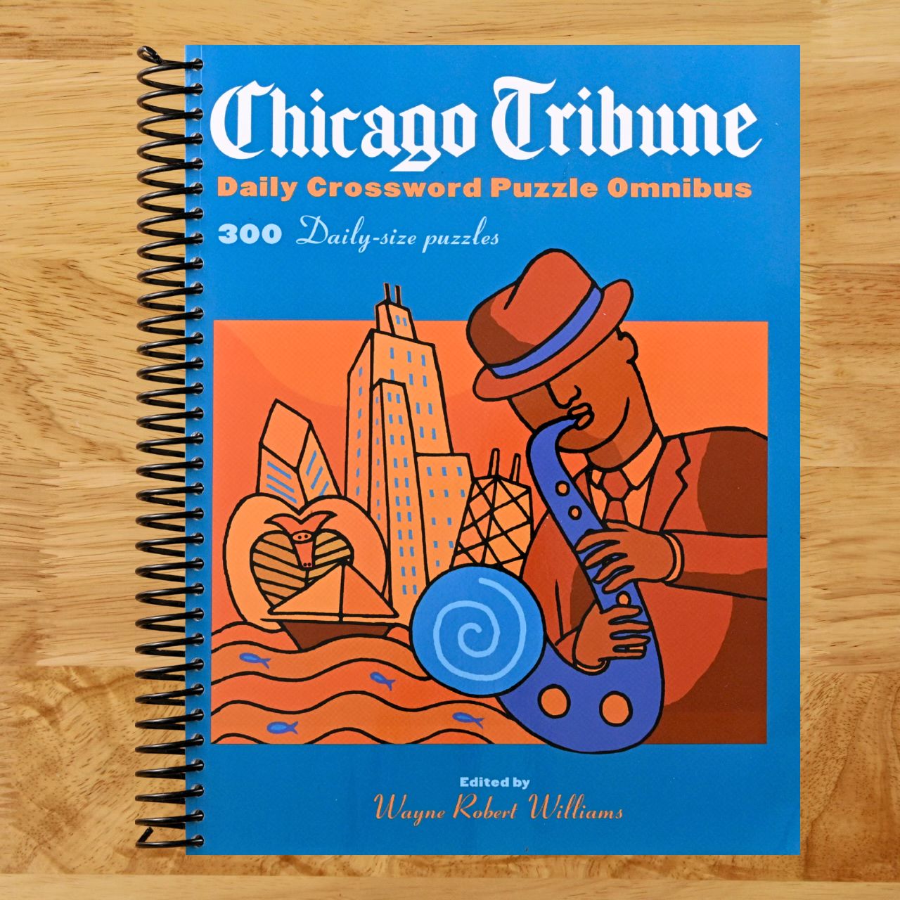 Chicago Tribune Daily Crossword Omnibus (Spiral bound) Happy Coil spiral bound book