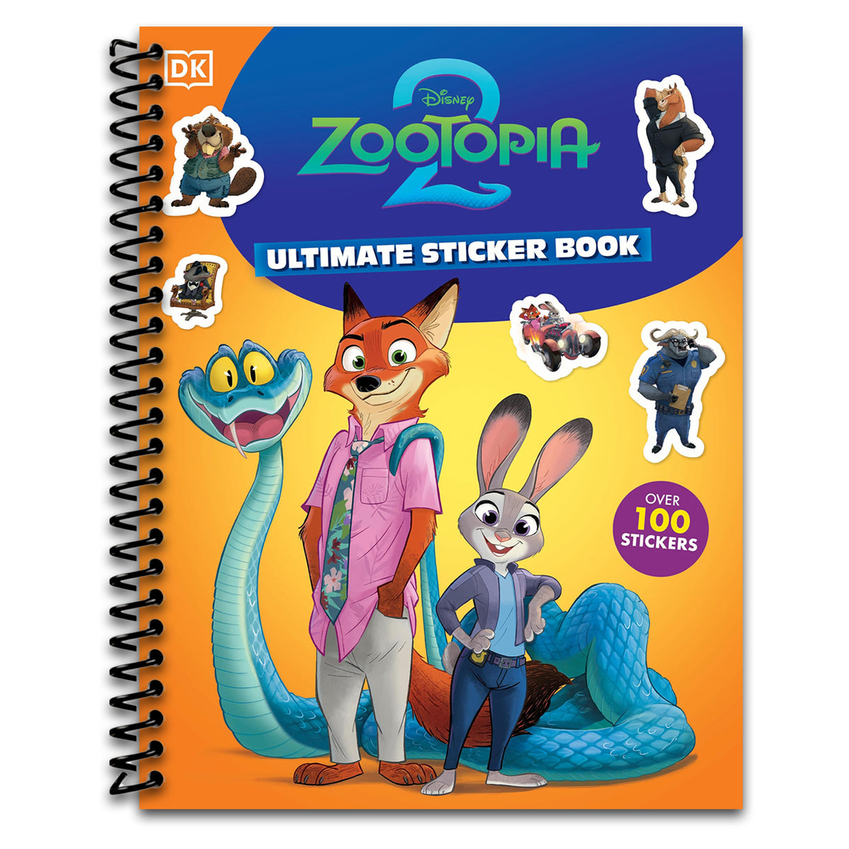 Disney Zootopia 2 Ultimate Sticker Book (Spiral bound) Happy Coil spiral bound book