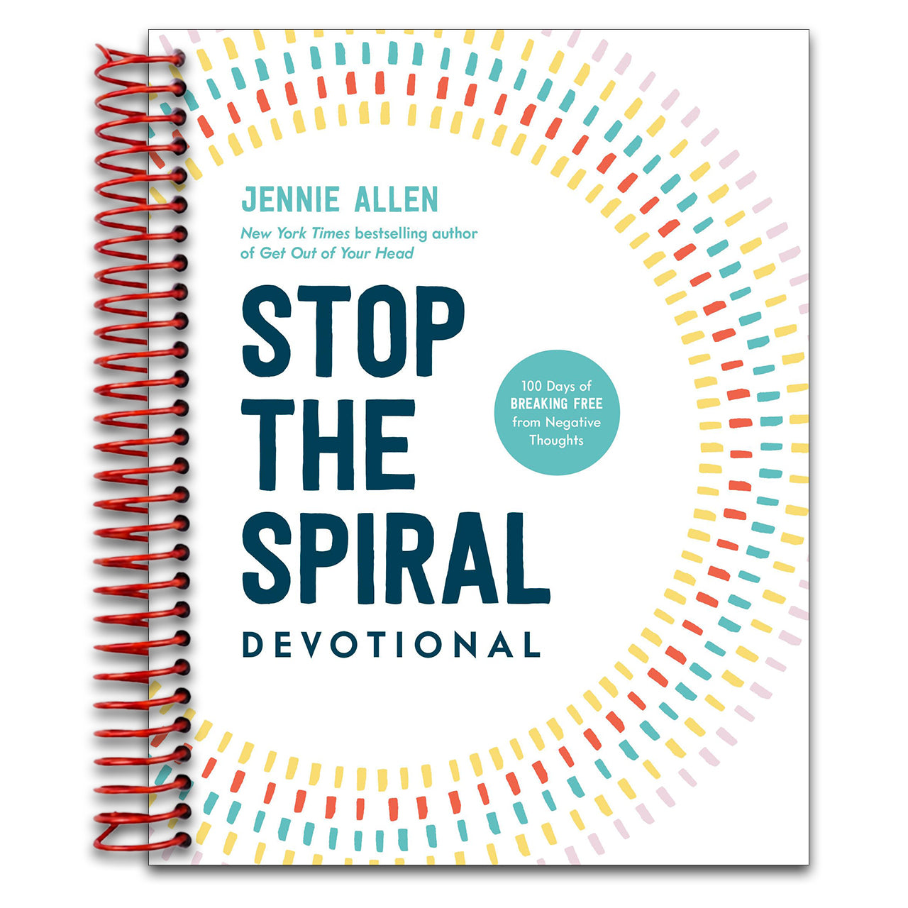 Stop the Spiral Devotional: 100 Days of Breaking Free from Negative Thoughts (Spiral bound) Happy Coil spiral bound book