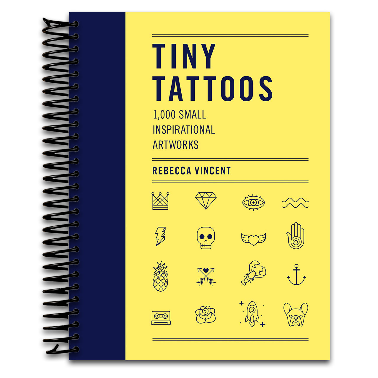 Tiny Tattoos: 1,000 Small Inspirational Artworks (Spiral bound) Happy Coil spiral bound book