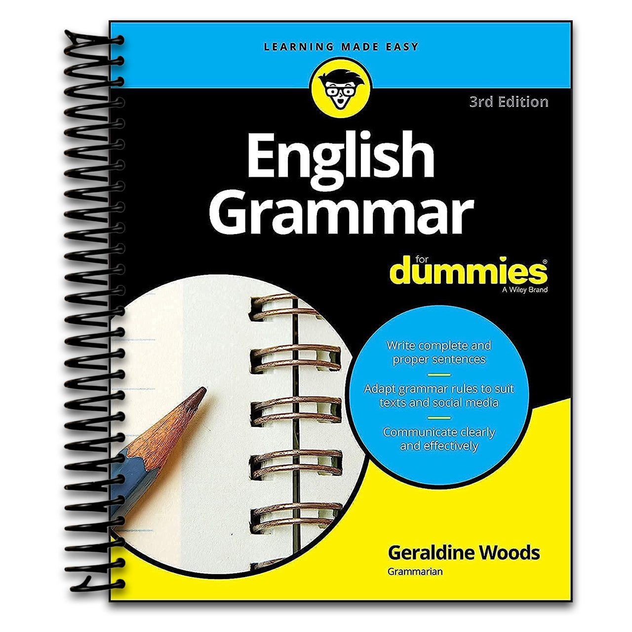 English Grammar For Dummies (Spiral bound)