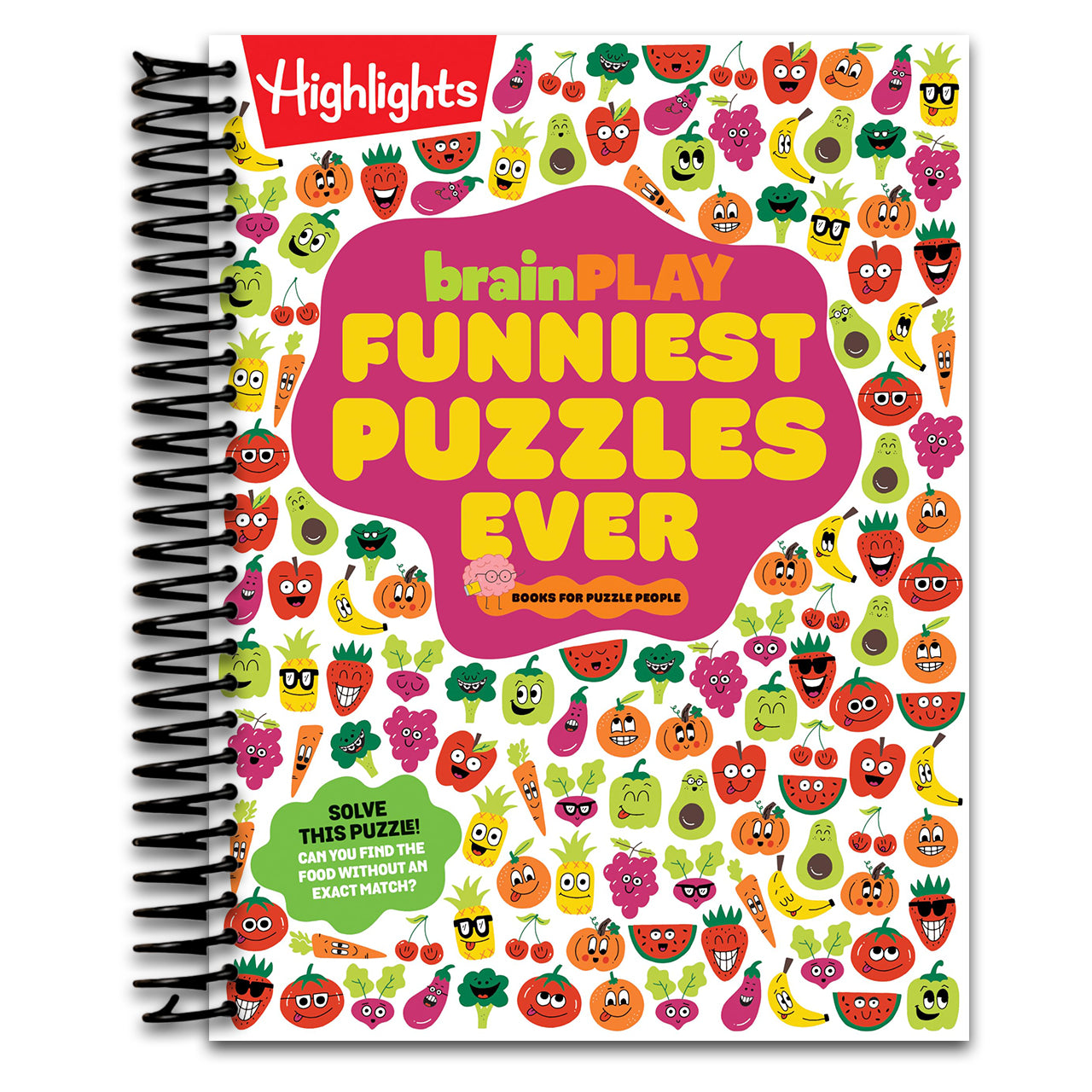 brainPLAY Funniest Puzzles Ever: Over 200 Super Silly Brain Games, Wacky Activities and Hilarious Puzzles, Funny Gift for Kids Ages 7 and Up (brainPLAY Puzzle Books) (Spiral bound)