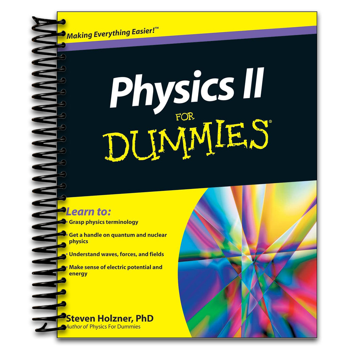 Physics II For Dummies (For Dummies: Math & Science) (Spiral bound) Happy Coil spiral bound book