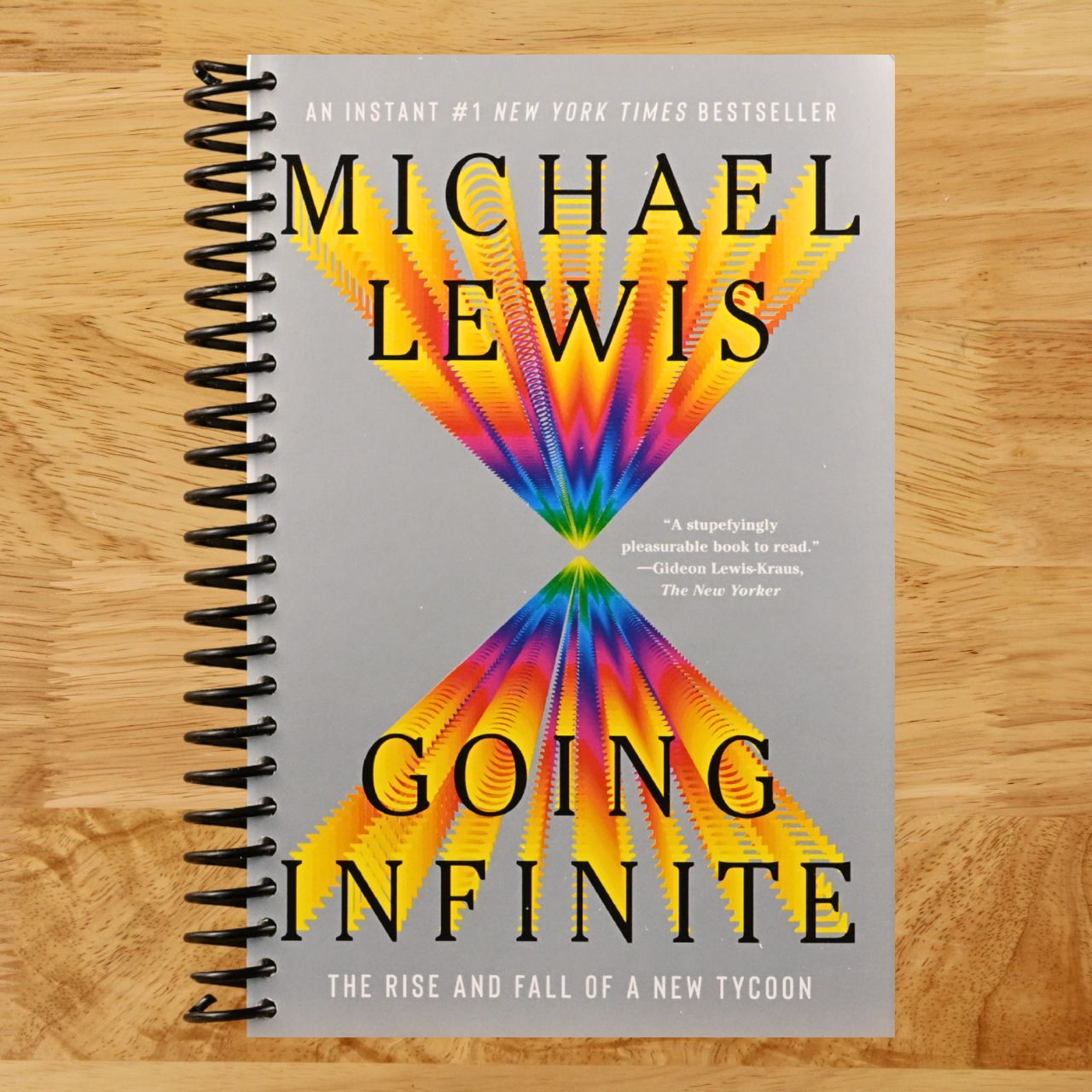 Going Infinite: The Rise and Fall of a New Tycoon (Spiral bound) Happy Coil spiral bound book