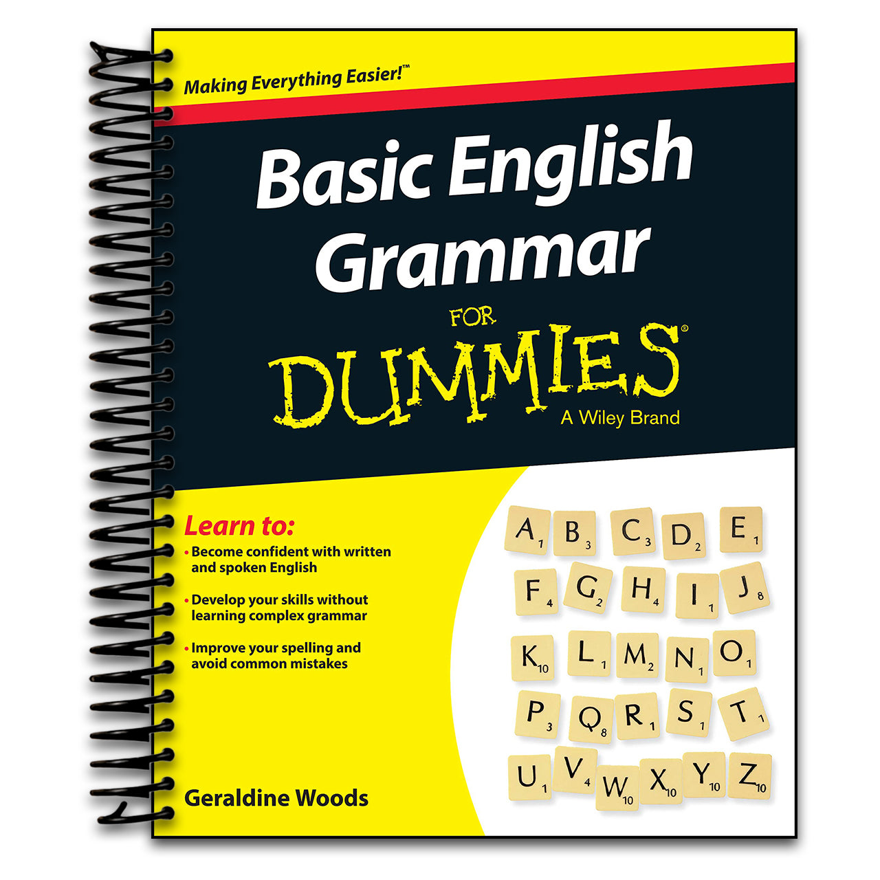 Basic English Grammar For Dummies - US, US Edition (For Dummies (Language & Literature)) (Spiral bound)