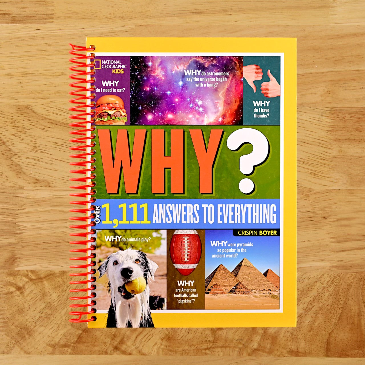 National Geographic Kids Why?: Over 1,111 Answers to Everything (NGK Why?) (Spiral bound) Happy Coil spiral bound book