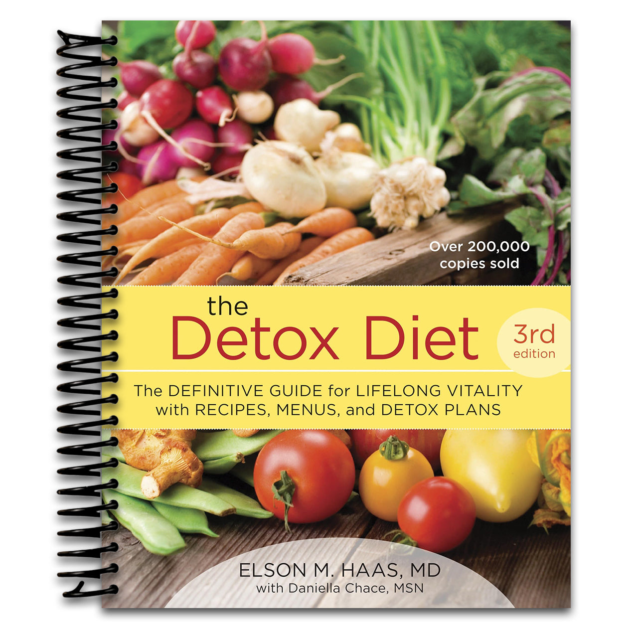 The Detox Diet, Third Edition: The Definitive Guide for Lifelong Vitality with Recipes, Menus, and Detox Plans (Spiral bound) Happy Coil spiral bound book