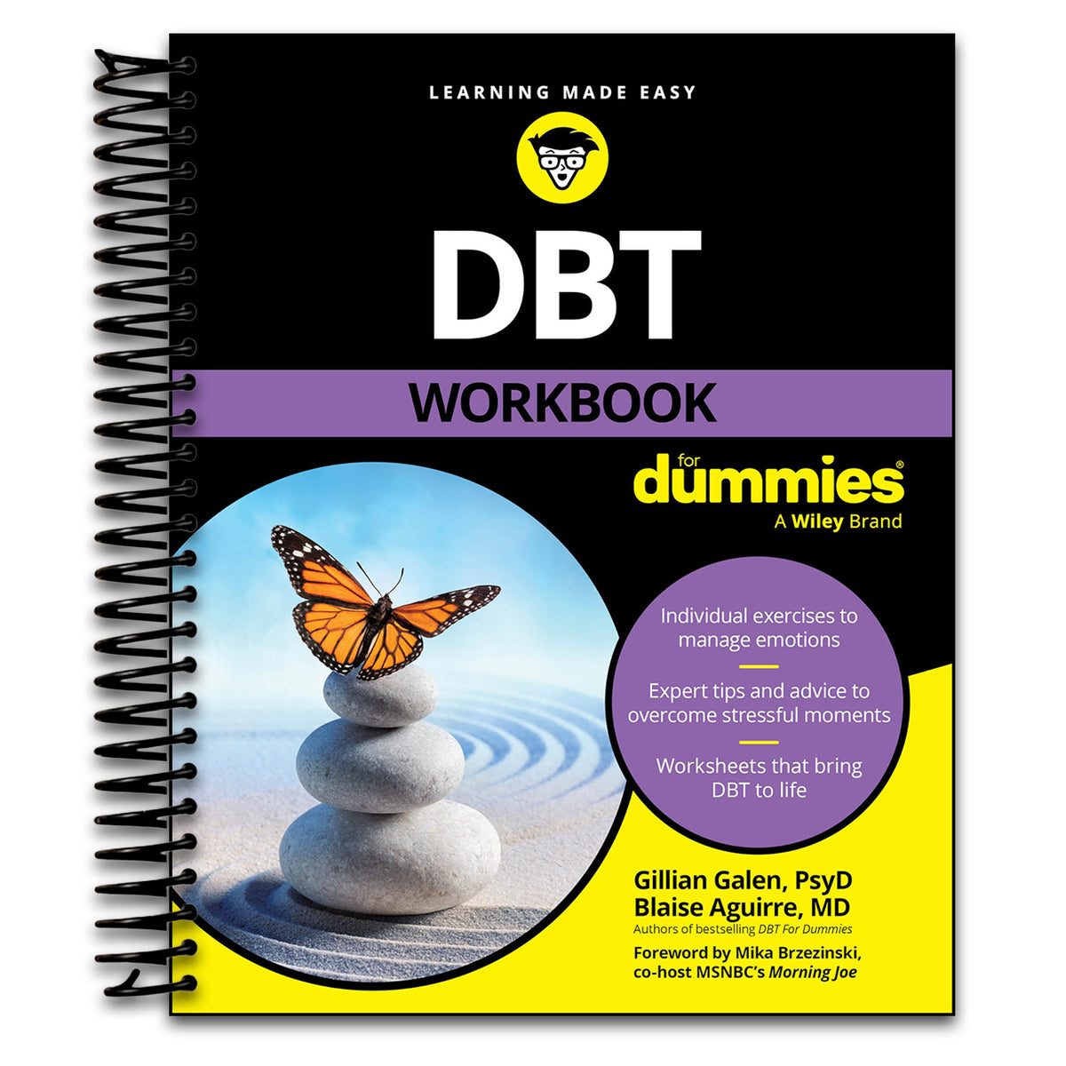 DBT Workbook For Dummies (For Dummies: Learning Made Easy) (Spiral bound) Happy Coil spiral bound book