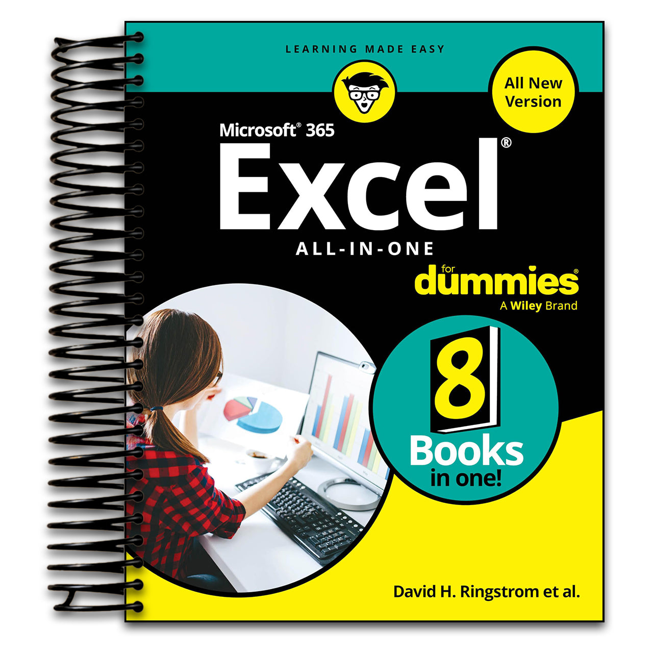 Microsoft 365 Excel All-in-One For Dummies (For Dummies: Learning Made Easy) (Spiral bound)
