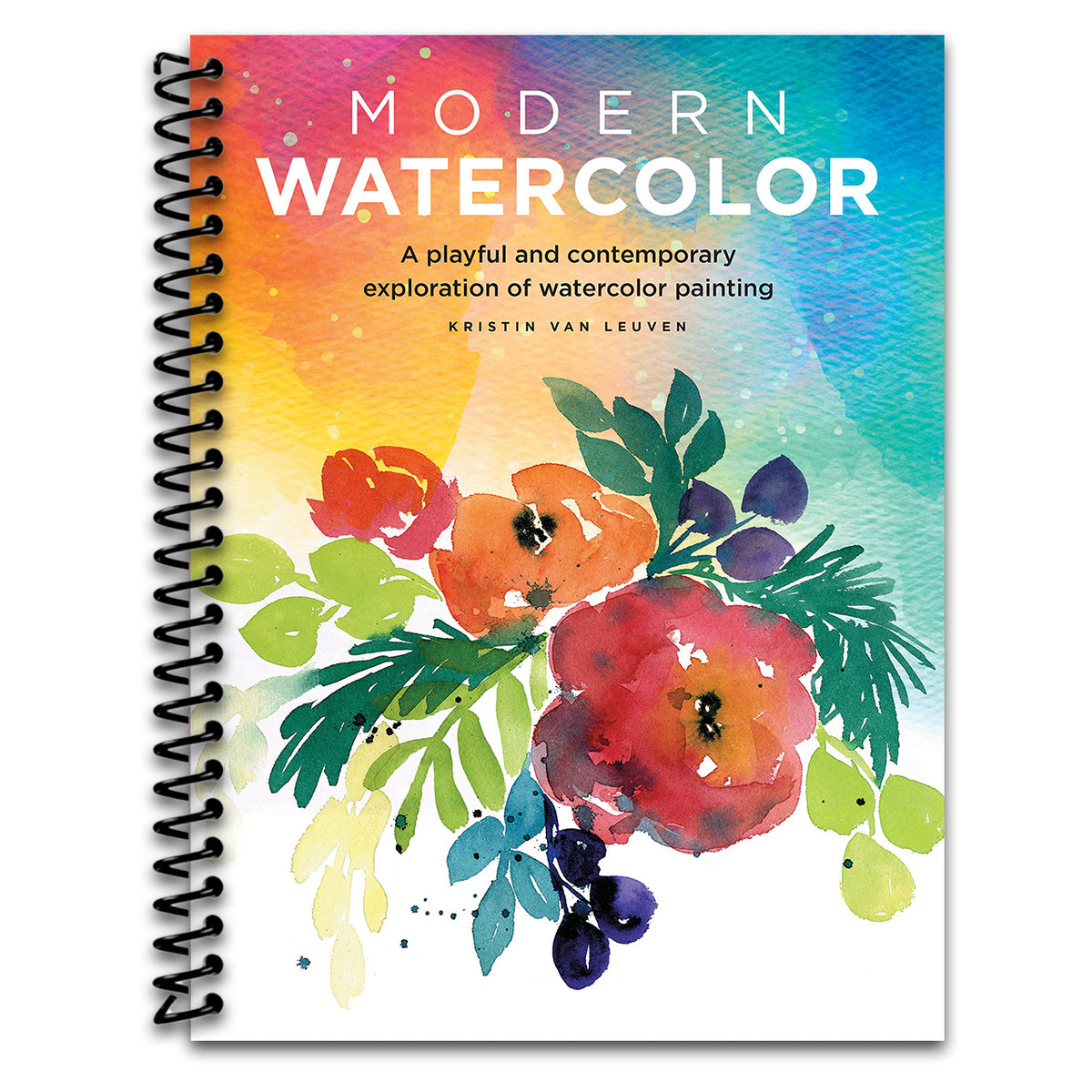 Modern Watercolor: A playful and contemporary exploration of watercolor painting (Modern Series) (Spiral bound)