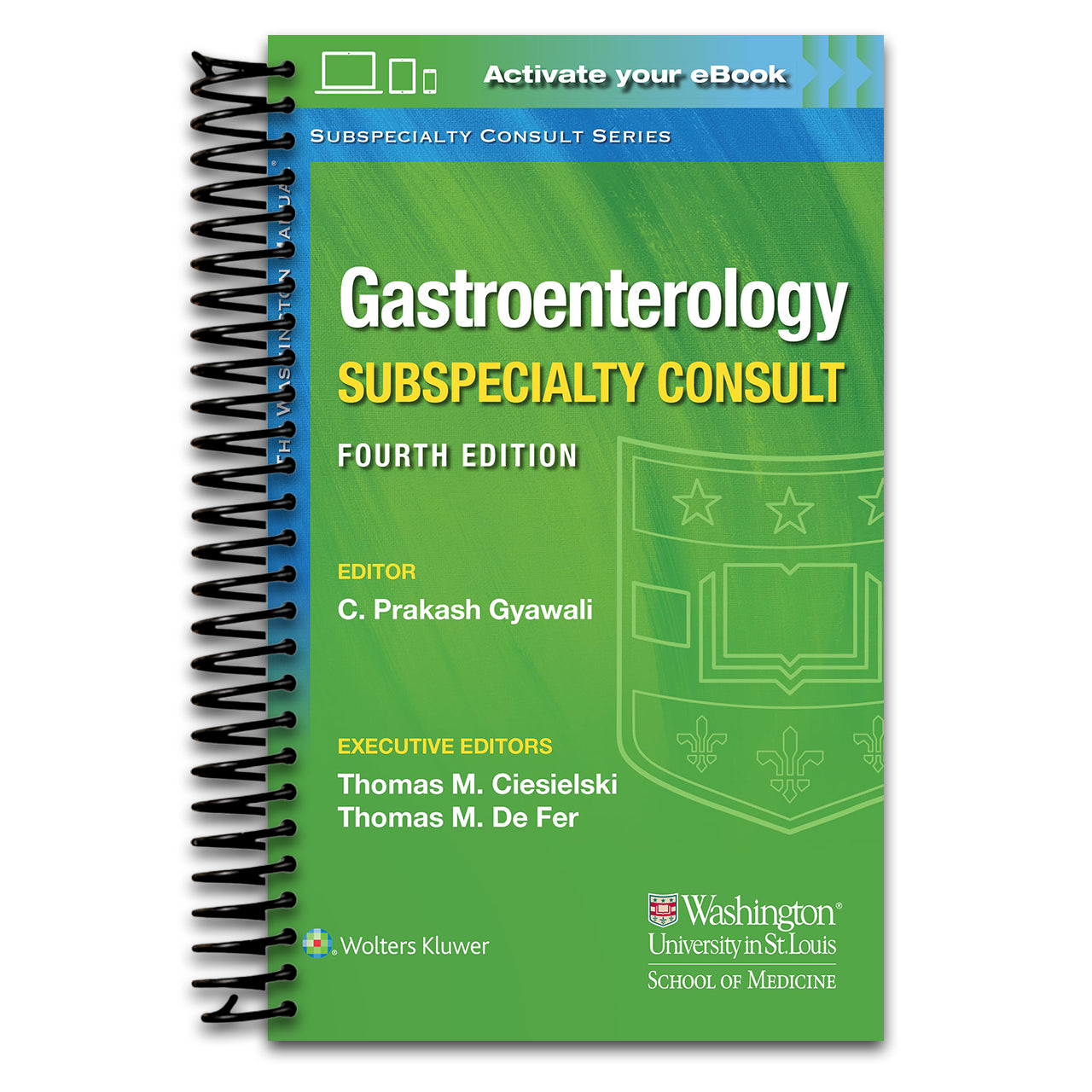 The Washington Manual Gastroenterology Subspecialty Consult (The Washington Manual Subspecialty Consult Series) (Spiral bound) Happy Coil spiral bound book