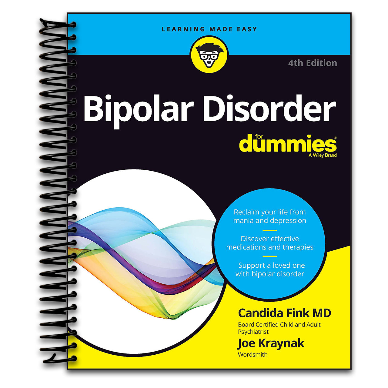 Bipolar Disorder For Dummies (Spiral bound) Happy Coil spiral bound book