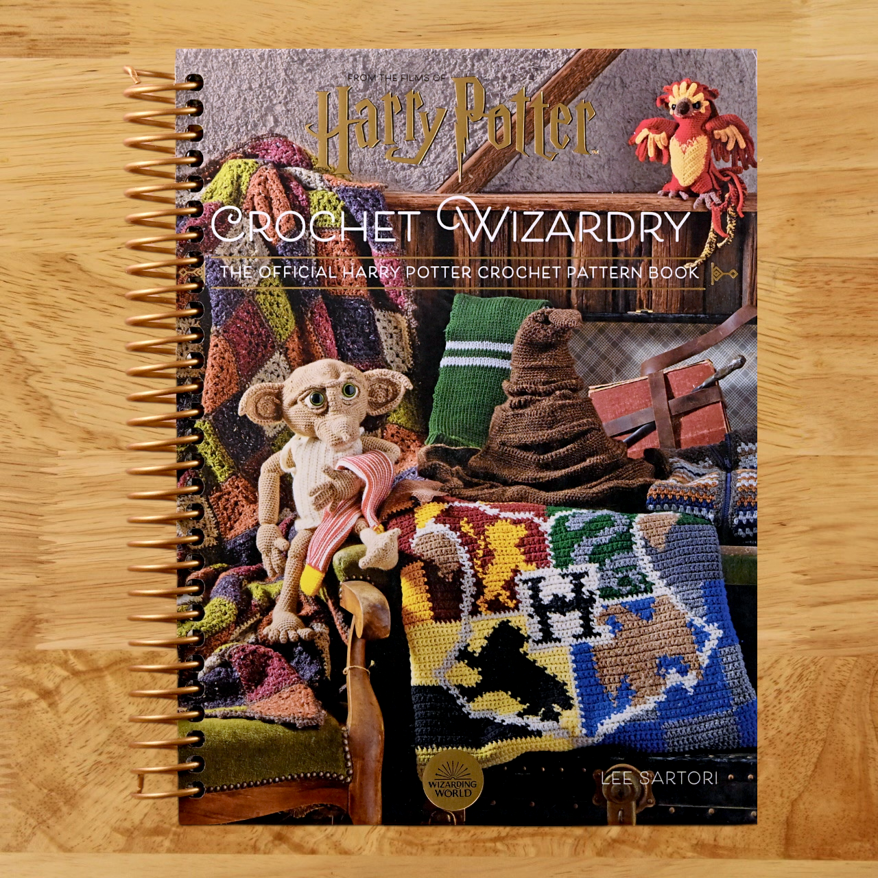 Harry Potter: Crochet Wizardry | Crochet Patterns | Harry Potter Crafts: The Official Harry Potter Crochet Pattern Book (Spiral bound) Happy Coil spiral bound book
