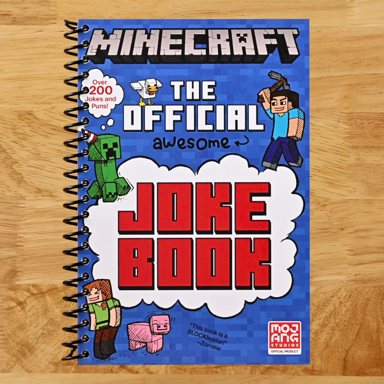 Minecraft: The Official Joke Book (Minecraft) (Spiral bound) Happy Coil spiral bound book