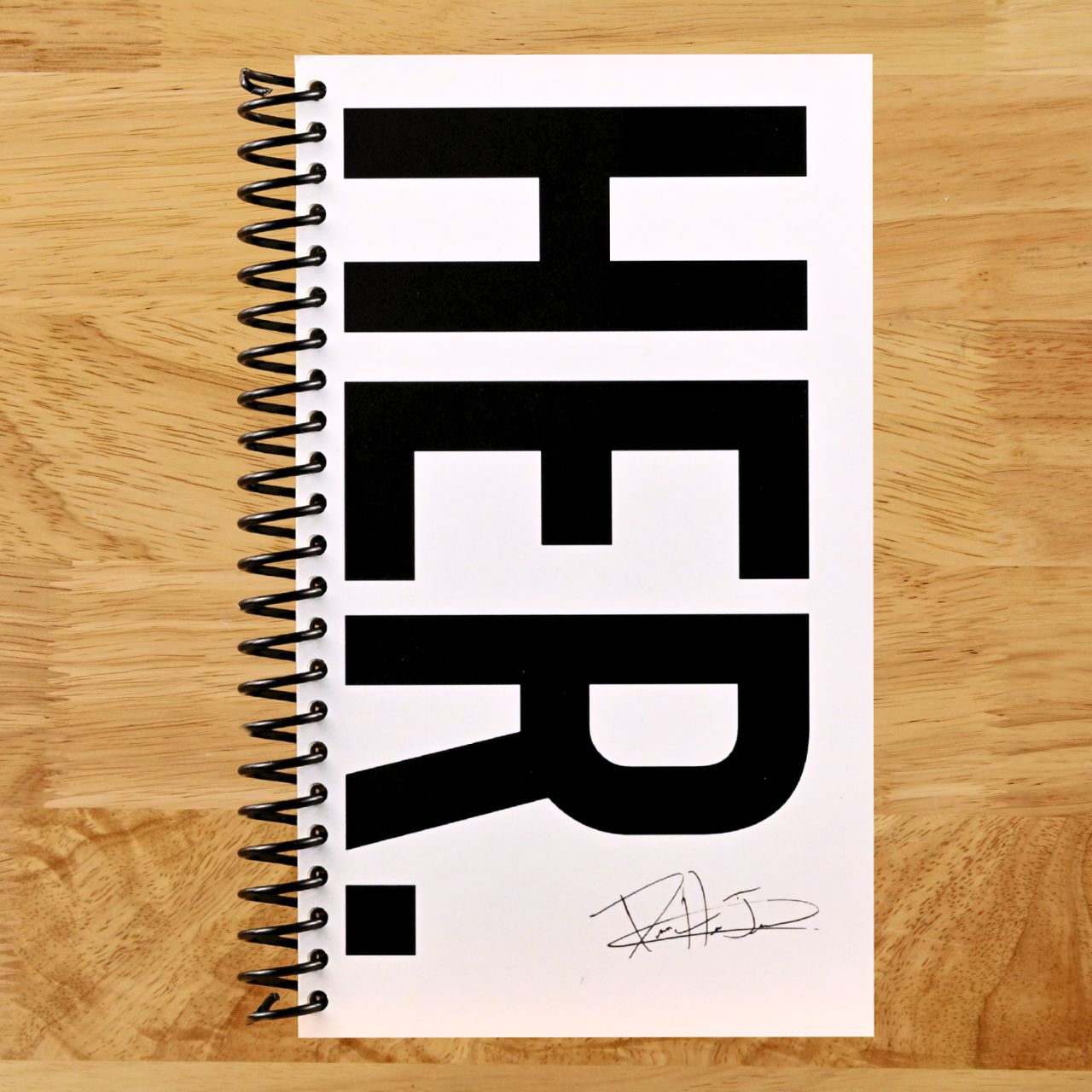 Her (Spiral bound) Happy Coil spiral bound book