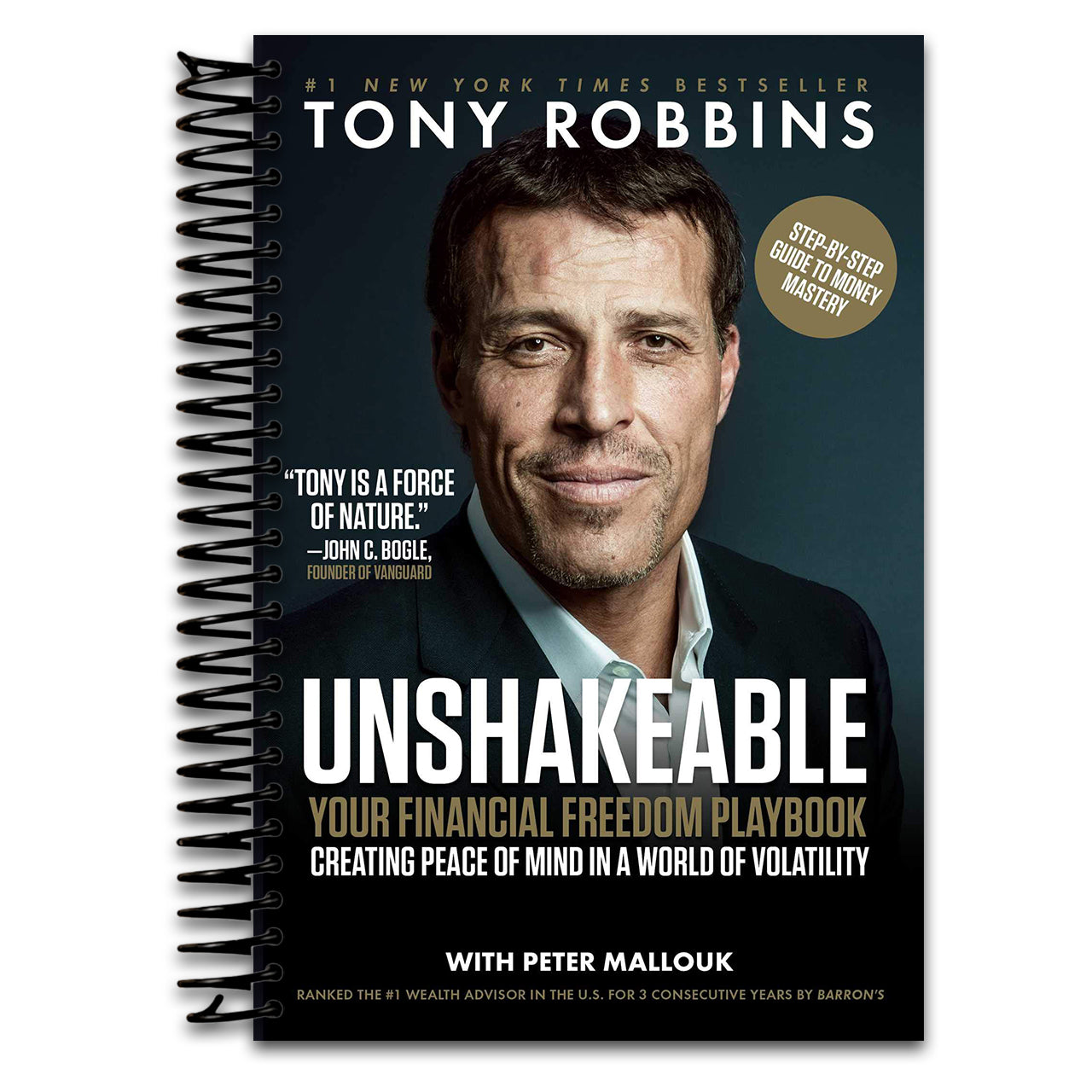 Unshakeable: Your Financial Freedom Playbook (Tony Robbins Financial Freedom Series) (Spiral bound) Happy Coil spiral bound book