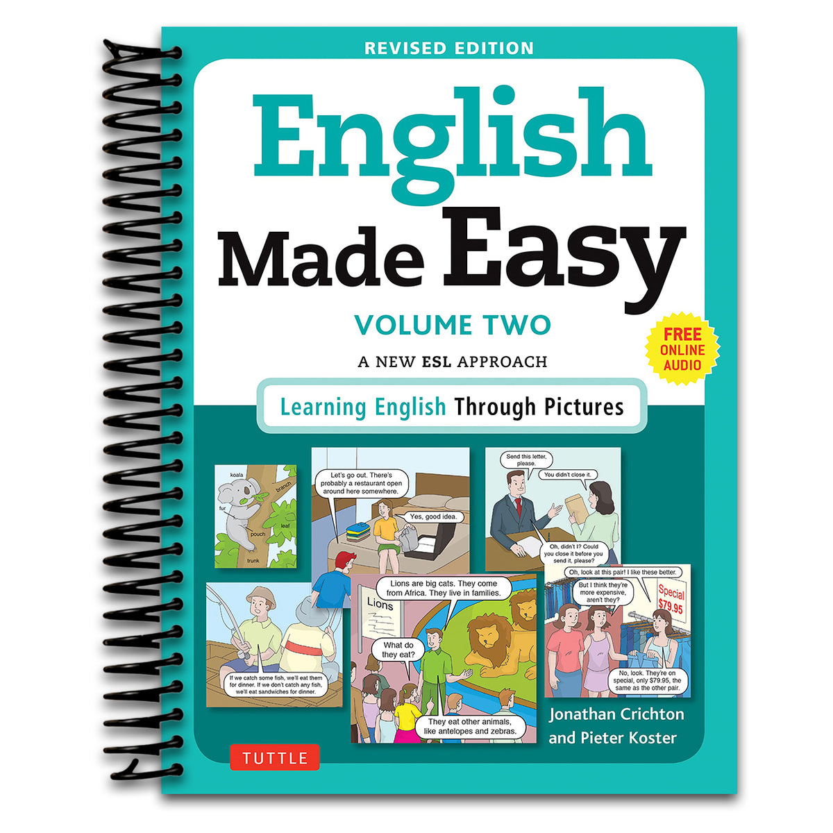 English Made Easy Volume Two: A New ESL Approach: Learning English Through Pictures (Spiral bound)