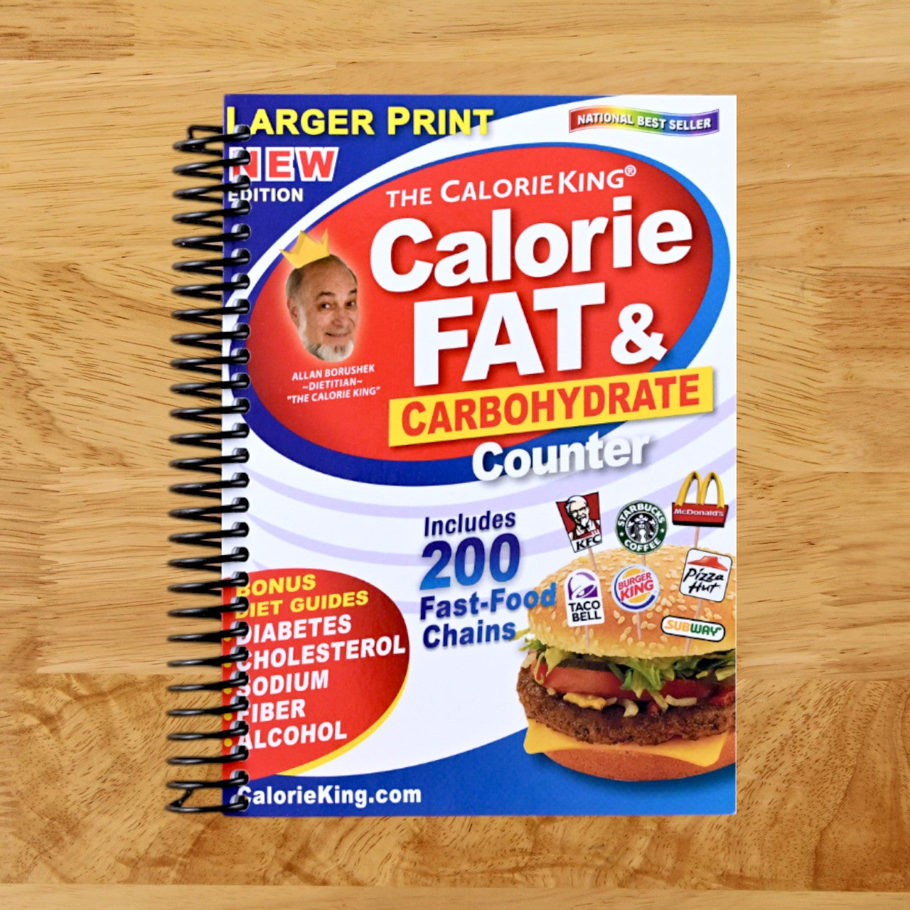 CalorieKing Larger Print Calorie, Fat & Carbohydrate Counter