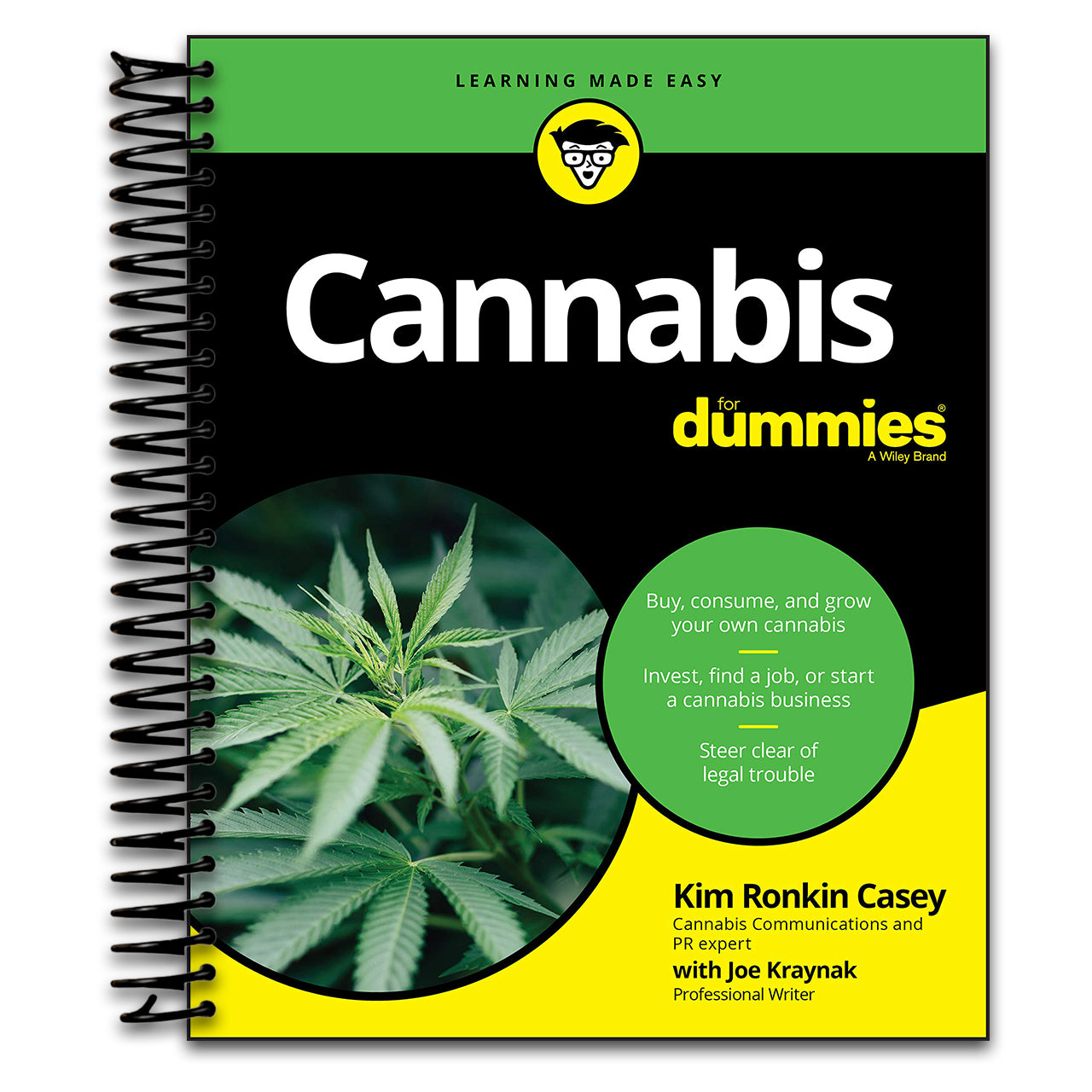 Cannabis For Dummies (Spiral bound) Happy Coil spiral bound book