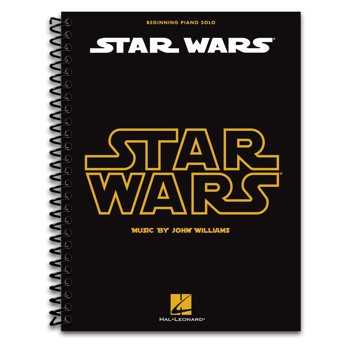 Star Wars - Beginning Piano Solo | Easy Piano Sheet Music Book for Fans and Students | 10 Iconic Movie Themes for Beginner Piano Player | Fun Learning Songbook for Lessons and Practice (Spiral bound)