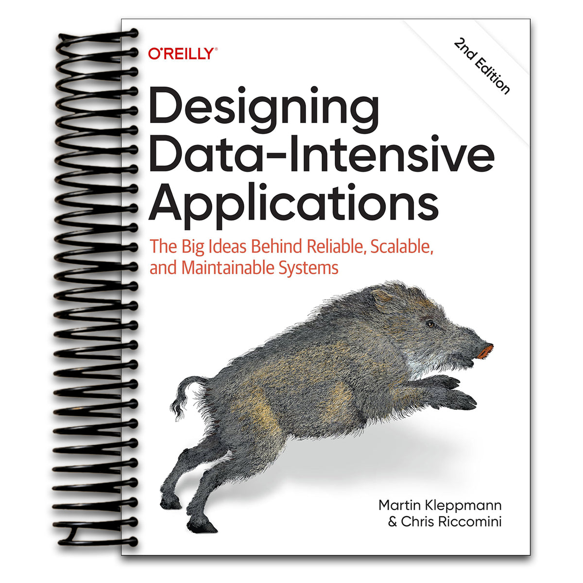 Designing Data-Intensive Applications: The Big Ideas Behind Reliable, Scalable, and Maintainable Systems (Spiral bound) Happy Coil spiral bound book