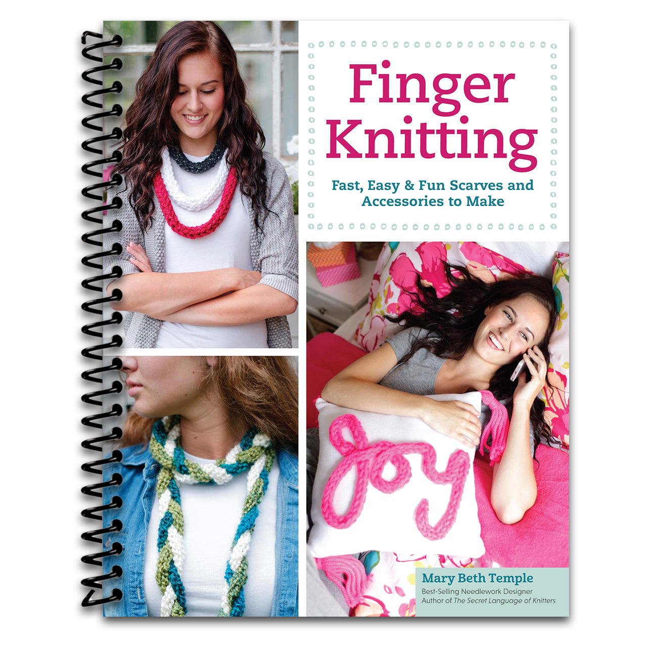 Finger Knitting: Fast, Easy & Fun Scarves and Accessories to Make (Design Originals) Beginner-Friendly Projects for Kids and Adults, No Needles Required - Step-by-Step Jewelry, Home Decor, and Gifts (Spiral bound)
