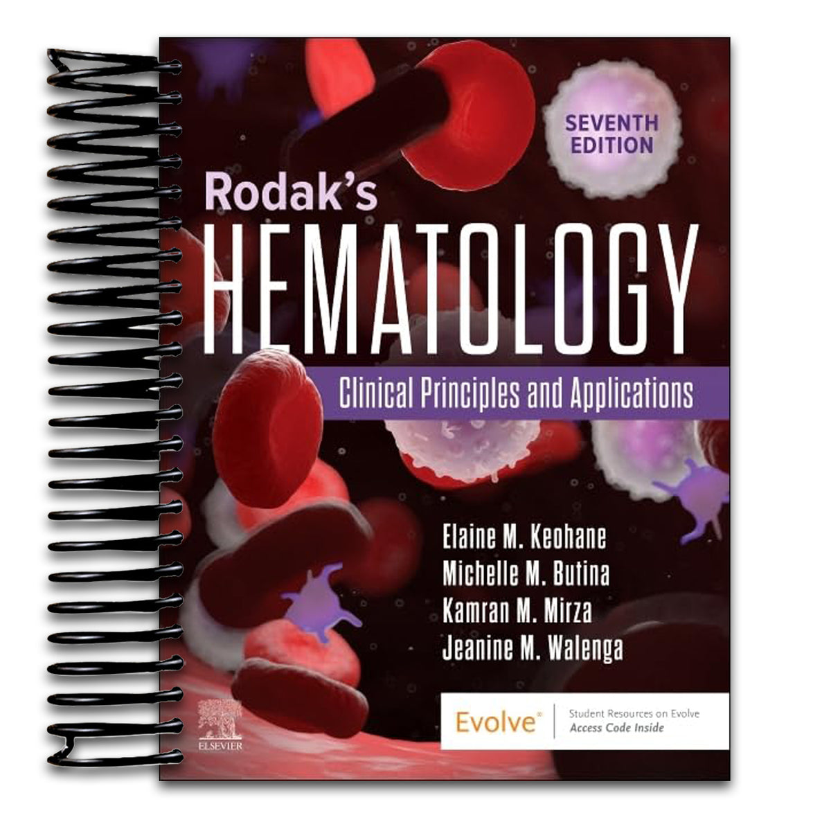 Rodak's Hematology: Clinical Principles and Applications (Spiral bound) Happy Coil spiral bound book