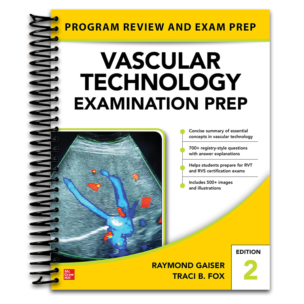 Vascular Technology Examination PREP, Second Edition (Spiral bound) Happy Coil spiral bound book
