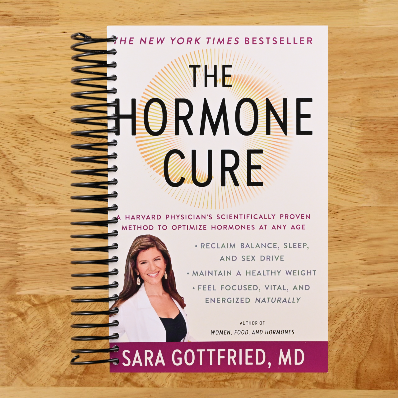 The Hormone Cure: Reclaim Balance, Sleep and Sex Drive; Lose Weight; Feel Focused, Vital, and Energized Naturally with the Gottfried Protocol (Spiral bound) Happy Coil spiral bound book