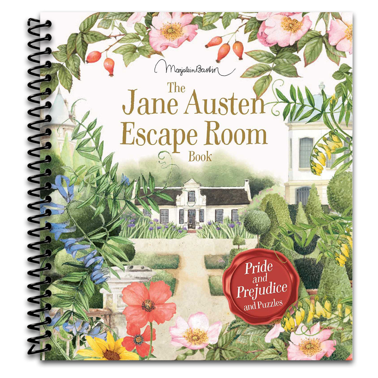 The Jane Austen Escape Room Book (Spiral bound) Happy Coil spiral bound book