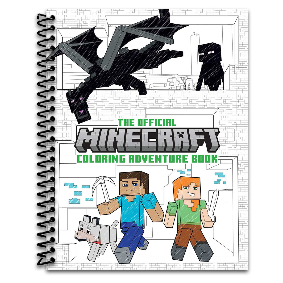 The Official Minecraft Coloring Adventures Book: Create, Explore, Color!: For Young Artists and Kids 5-10 (Gaming)