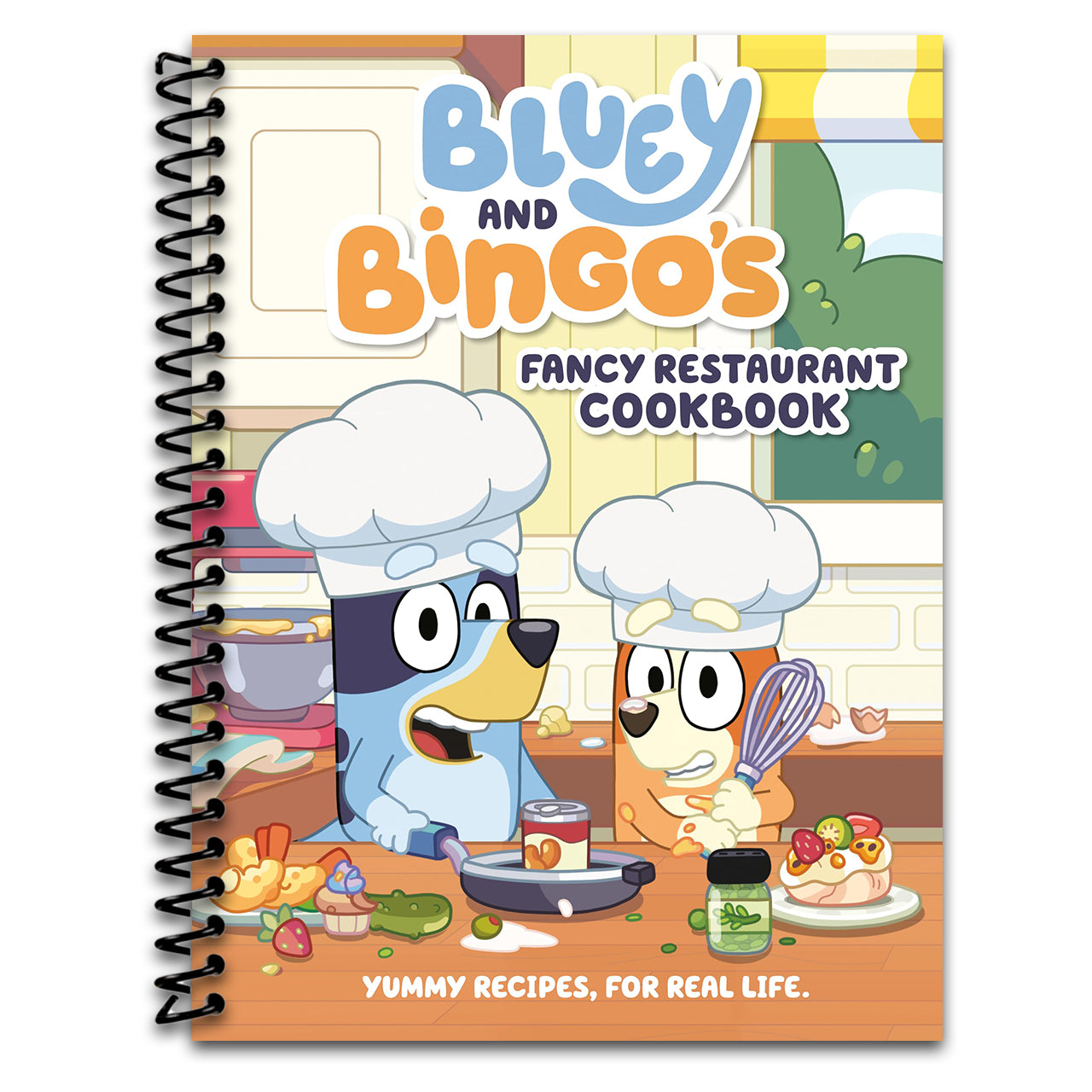 Bluey and Bingo's Fancy Restaurant Cookbook: Yummy Recipes, for Real Life (Spiral bound)