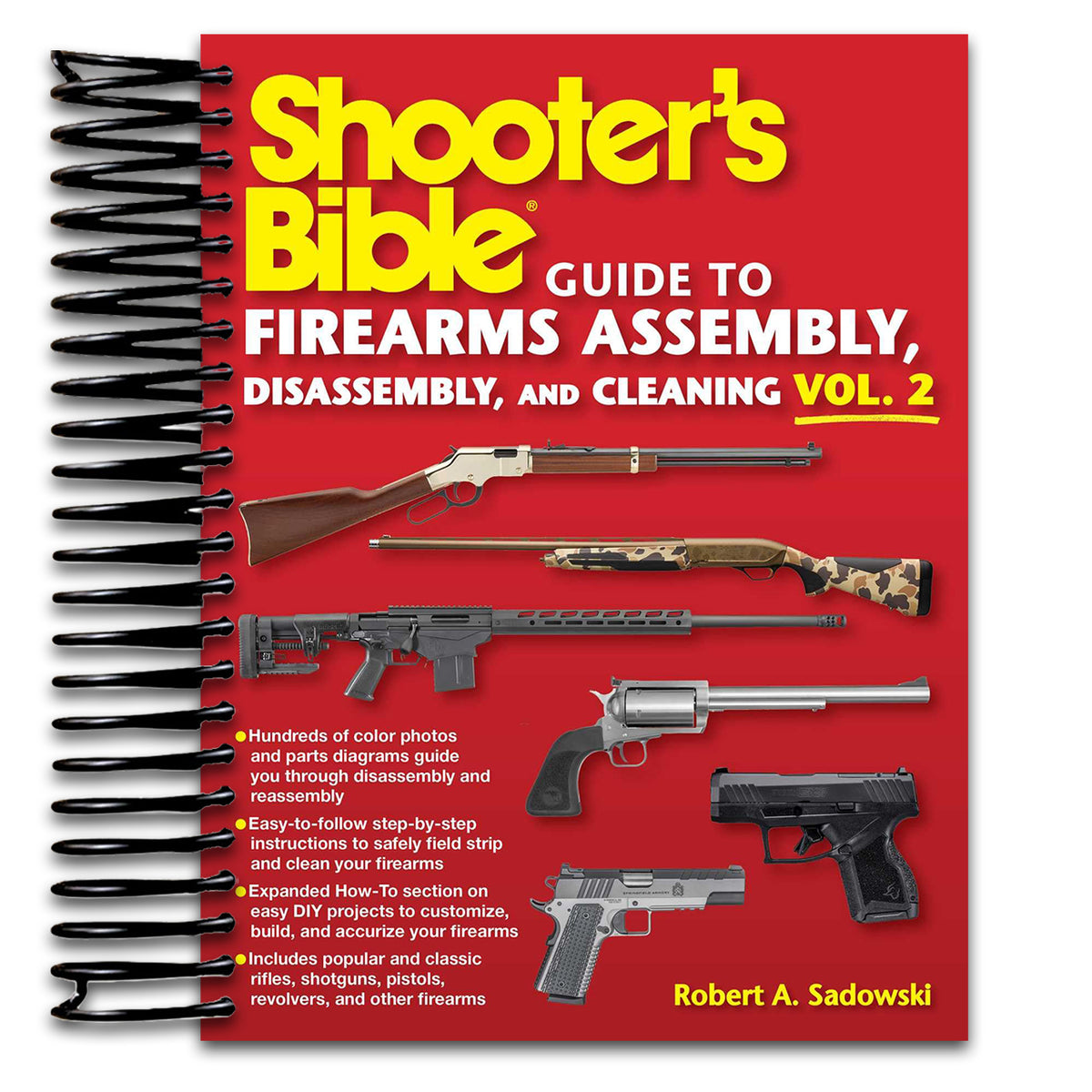 Shooter's Bible Guide to Firearms Assembly, Disassembly, and Cleaning, Vol 2 (Spiral bound) Happy Coil spiral bound book