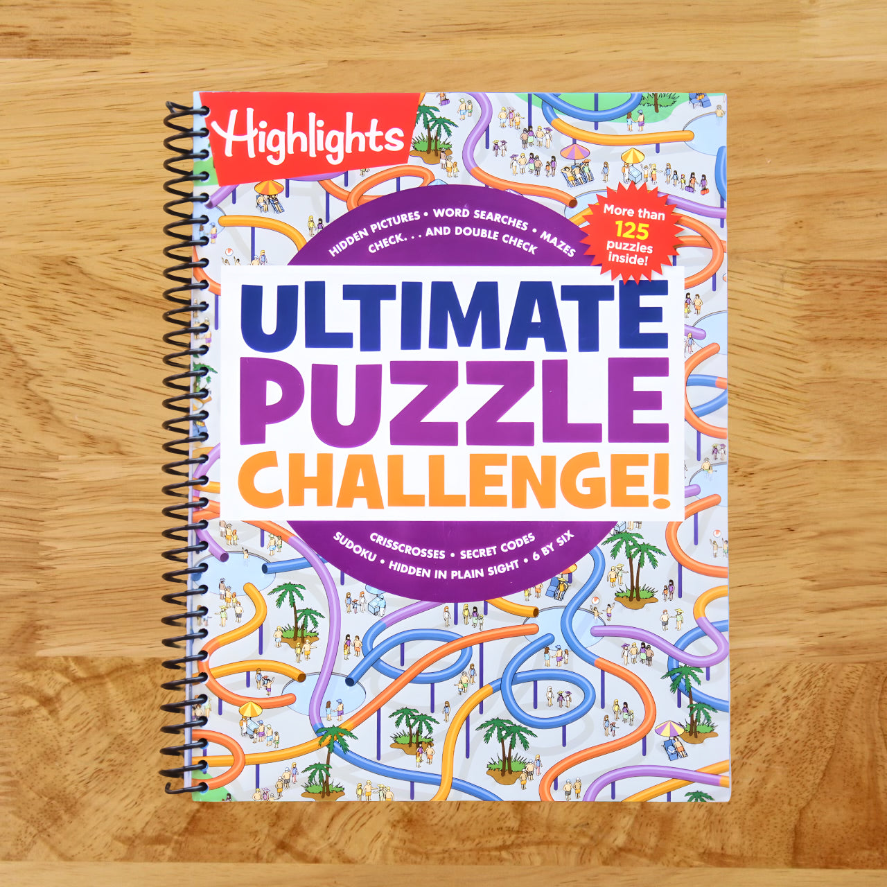 Ultimate Puzzle Challenge!: 125+ Brain Games for Kids, Mazes, Brain Teasers, Word Searches, Crossword Puzzles, Sudoku, Logic Puzzles and More, Kids Activity Book (Highlights Jumbo Books & Pads)