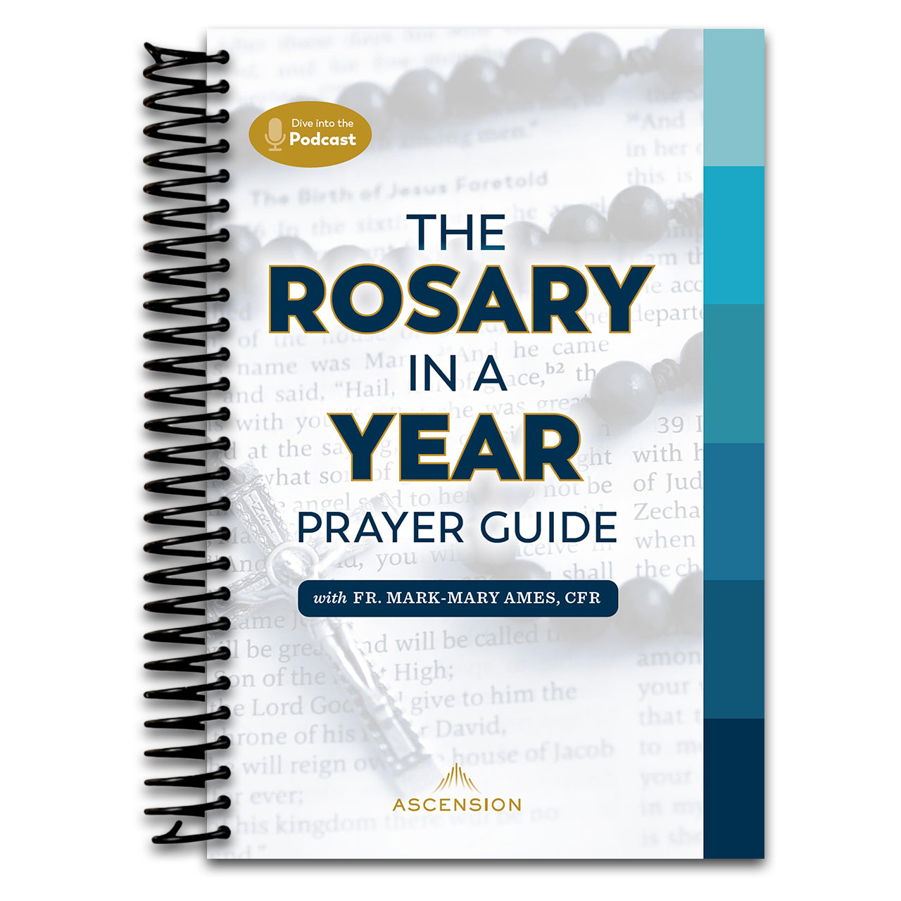 The Rosary in a Year Prayer Guide (Spiral bound)
